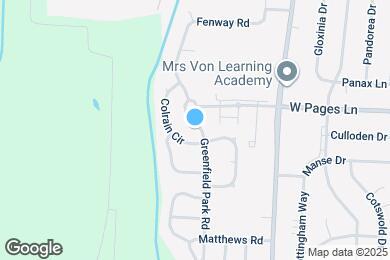 Map image of the property - 10116 Greenfield Woods Cir