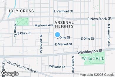 Map image of the property - 1511 E Ohio St