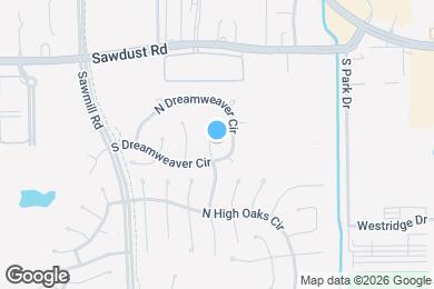 Map image of the property - 108 N Rockfern Ct