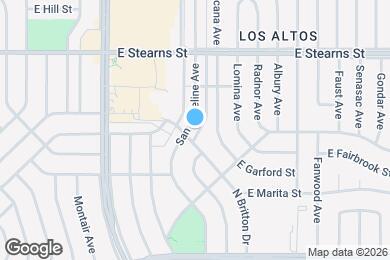 Map image of the property - 2108 San Anseline Ave