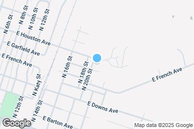 Map image of the property - 715 N 20th St