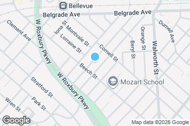 Map image of the property - 122 Aldrich St