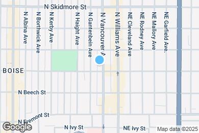 Map image of the property - 3915 N Vancouver Ave