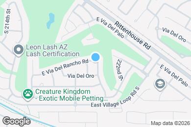 Map image of the property - 22063 E Via del Rancho