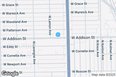Map image of the property - 4839 W Addison St