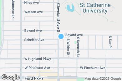 Map image of the property - 660 Cleveland Ave S