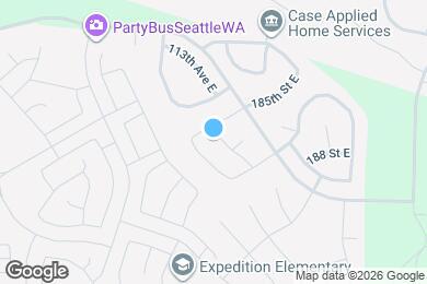 Map image of the property - 18512 112th Ave E