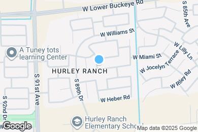 Map image of the property - 8822 W Pioneer St
