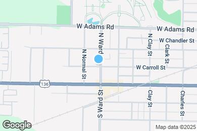 Map image of the property - 1002 W Carroll St