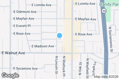 Map image of the property - 1511 E Orange Grove Ave