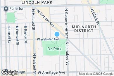 Map image of the property - 636 W Webster Ave