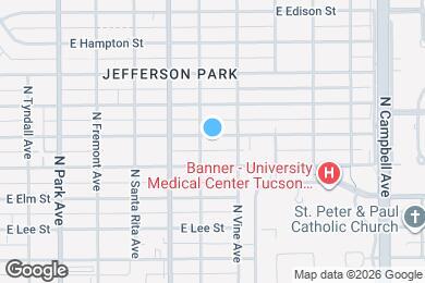 Map image of the property - 1416 E Linden St