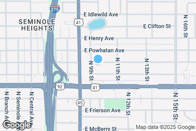 Map image of the property - 1007 E Comanche Ave
