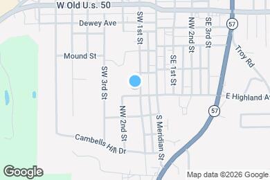 Map image of the property - 811 SW 1st St