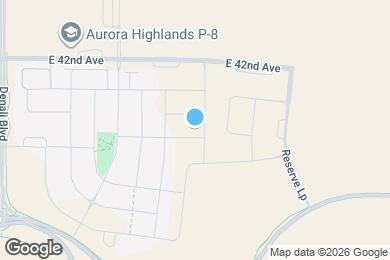 Map image of the property - 24789 E 39th Ave