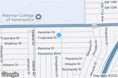 Map image of the property - 7560 Tropicana St