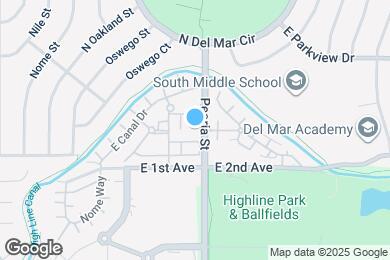 Map image of the property - 12098 E 3rd Ave