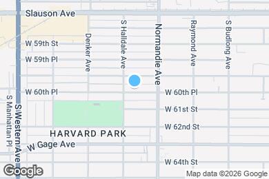 Map image of the property - 1441 W 60th Pl