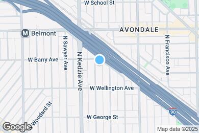 Map image of the property - 3047 N Troy St