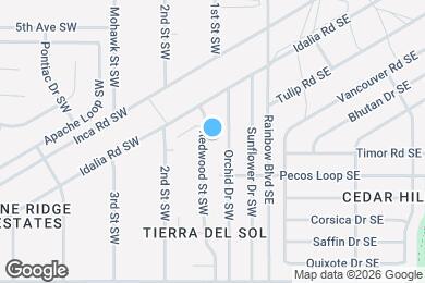 Map image of the property - 630 Redwood St SW