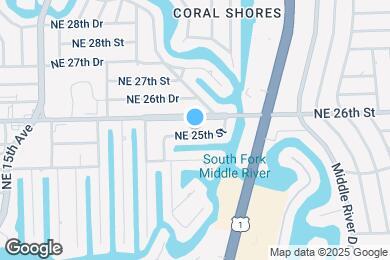 Map image of the property - 2101 NE 25th St