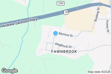 Map image of the property - 408 Fawnbrook Ln