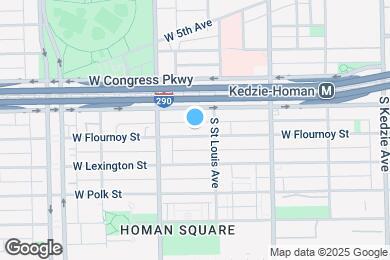 Map image of the property - 3518 W Flournoy St