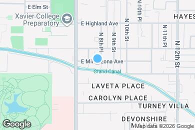 Map image of the property - 4516 N 8th Pl