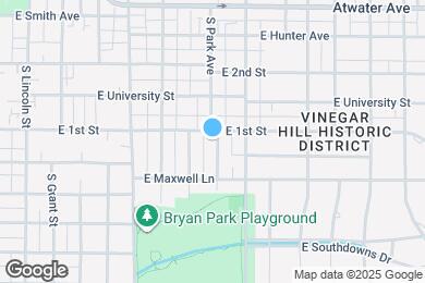 Map image of the property - 804 S Park Ave