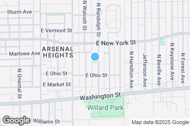 Map image of the property - 226 N Randolph St