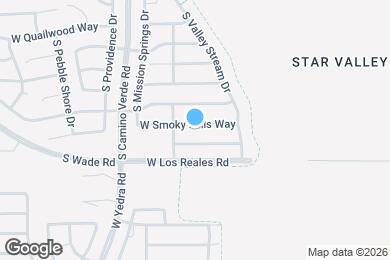 Map image of the property - 6449 W Smoky Falls Way