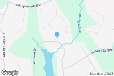 Map image of the property - 5018 E Shore Dr SW