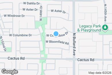 Map image of the property - 14837 W Columbine Dr