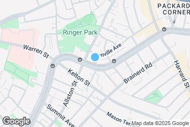 Map image of the property - 1359 Commonwealth Ave