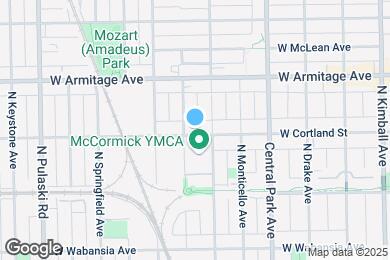 Map image of the property - 3716 W Cortland St