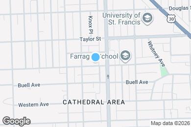 Map image of the property - 807 Glenwood Ave