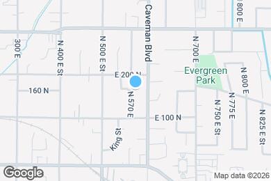 Map image of the property - 176 N 570 E