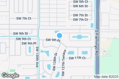 Map image of the property - 12811 SW 9th Pl