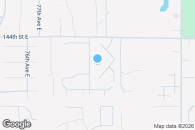 Map image of the property - 14521 80th Ave E