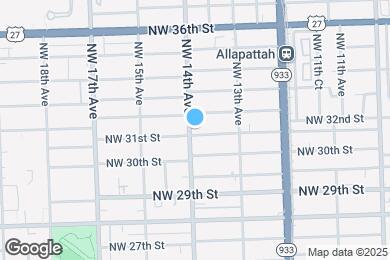 Map image of the property - 1393 NW 31st St