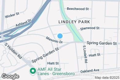 Map image of the property - 2818 Masonic Dr