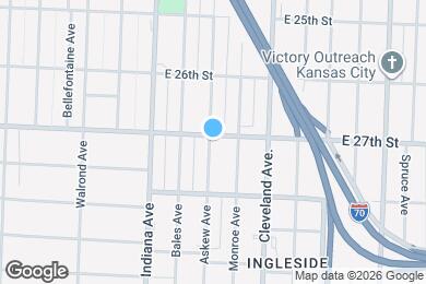 Map image of the property - 3601 E 27th St