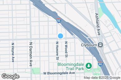 Map image of the property - 1817 W Armitage Ave