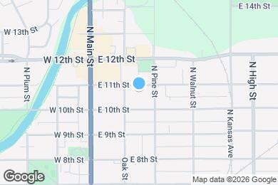 Map image of the property - 211 E 11th St