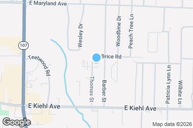 Map image of the property - 8860 Thomas St