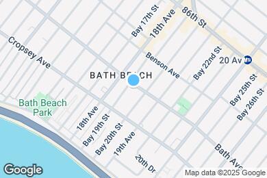 Map image of the property - 1826 Bath Ave