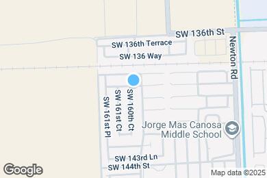 Map image of the property - 13929 SW 160th Ct