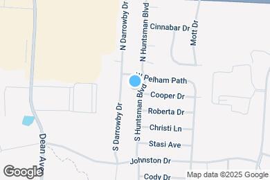 Map image of the property - 104 S Huntsman Blvd