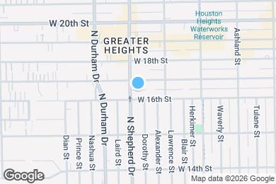 Map image of the property - 639 W 16th St
