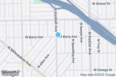 Map image of the property - 3055 N Kimball Ave